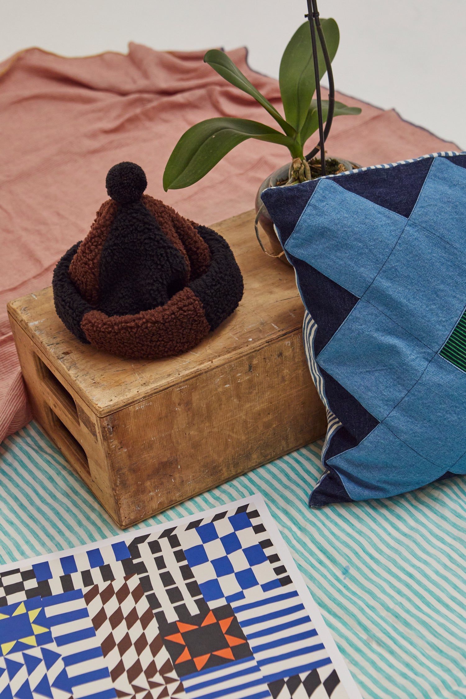 Sherpa beanie- 2tone