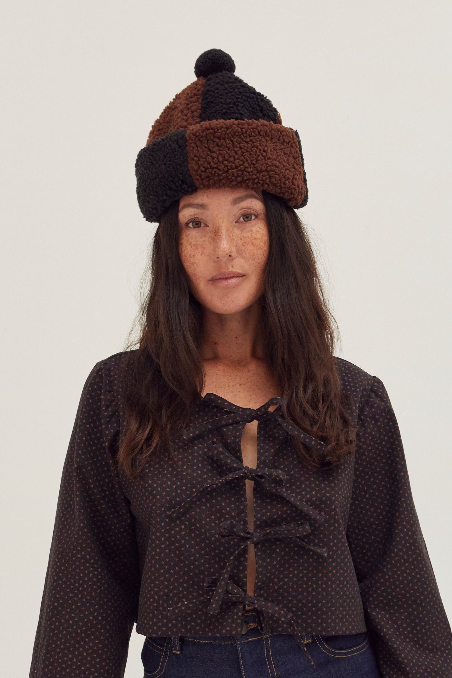 Sherpa beanie- 2tone