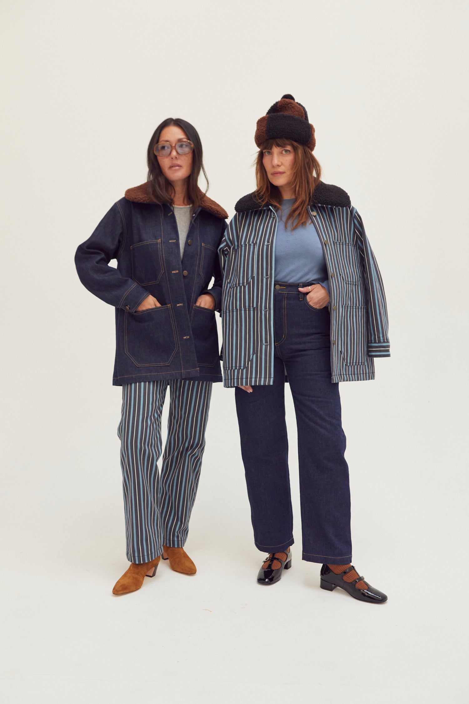 Sherpa beanie- 2tone