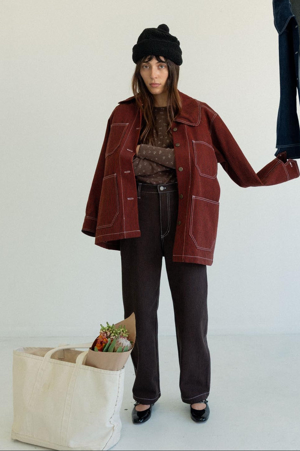 Chore Coat - Red Railroad Stripe