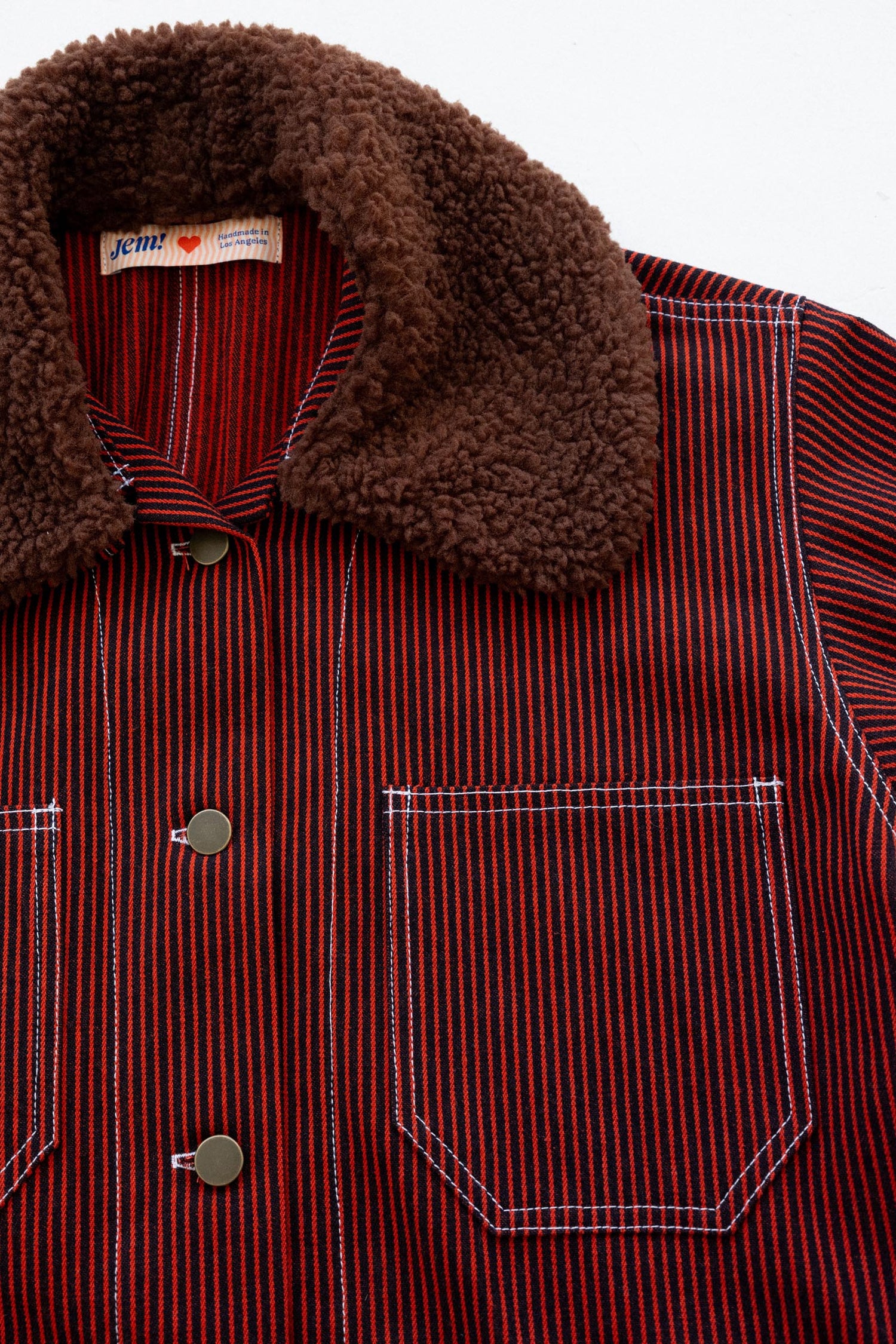 Chore Coat - Red Railroad Stripe