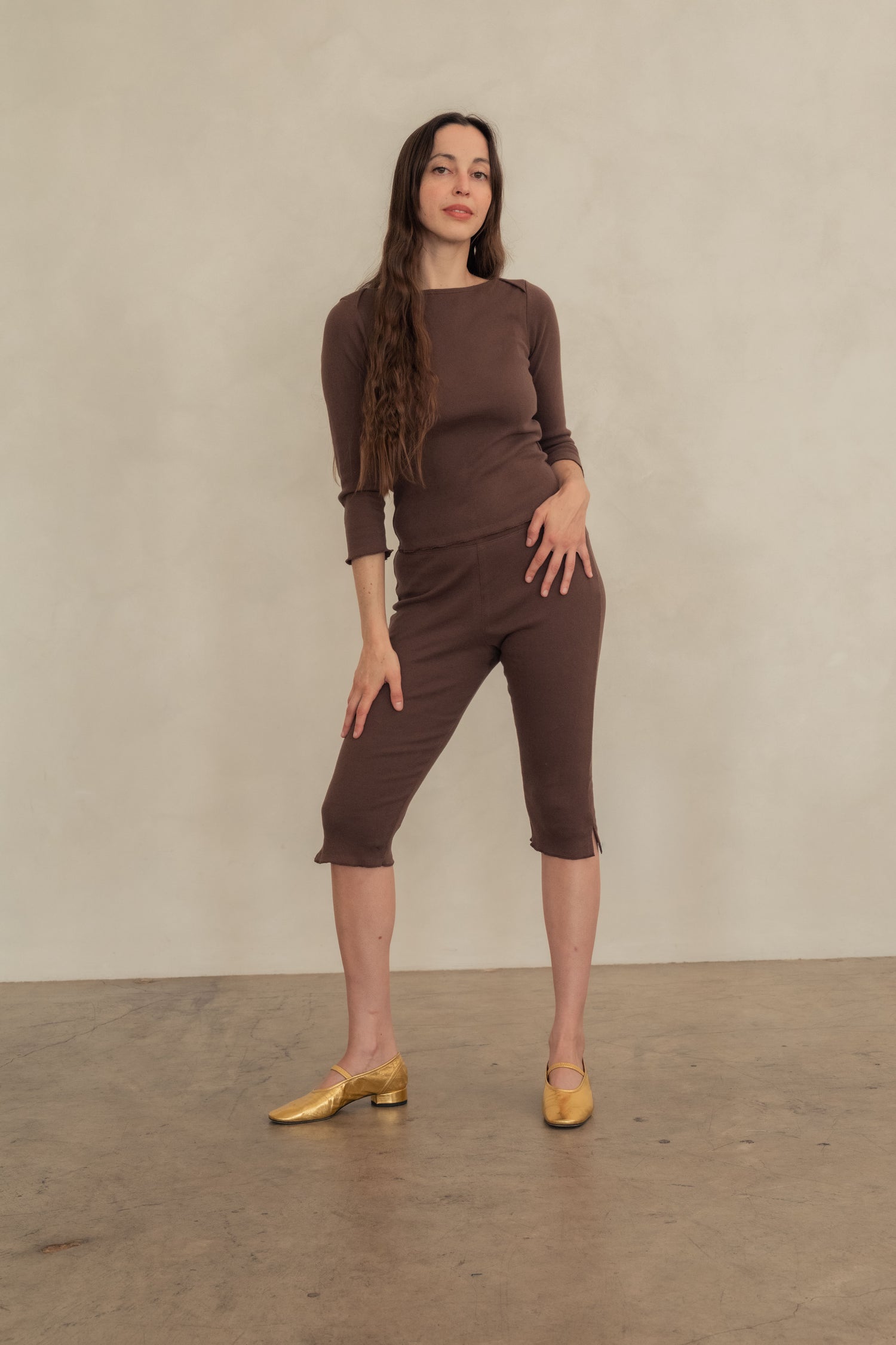 Studio Capri Pant - Pointelle