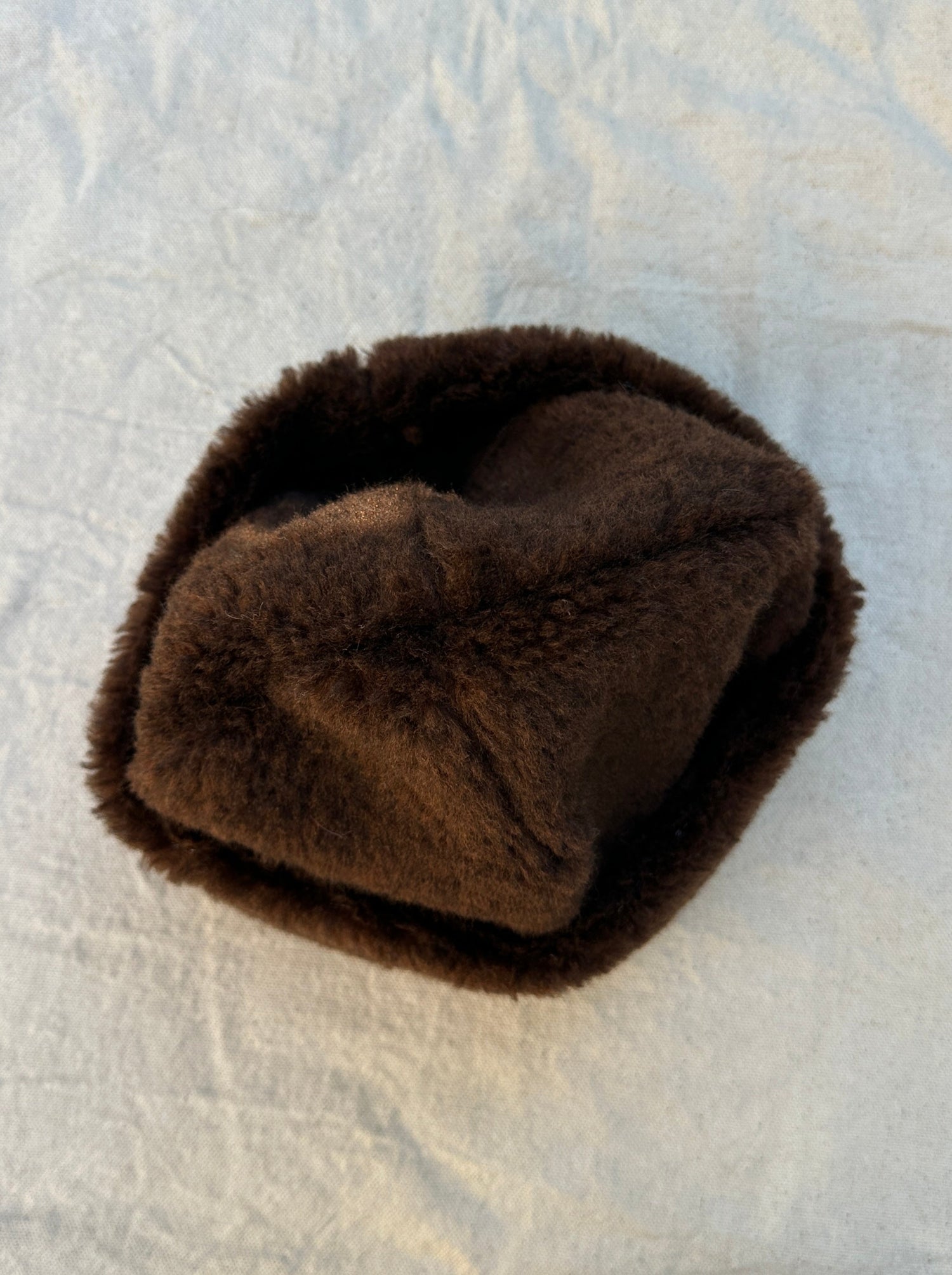 Faux Fur Hat- Teddy Brown