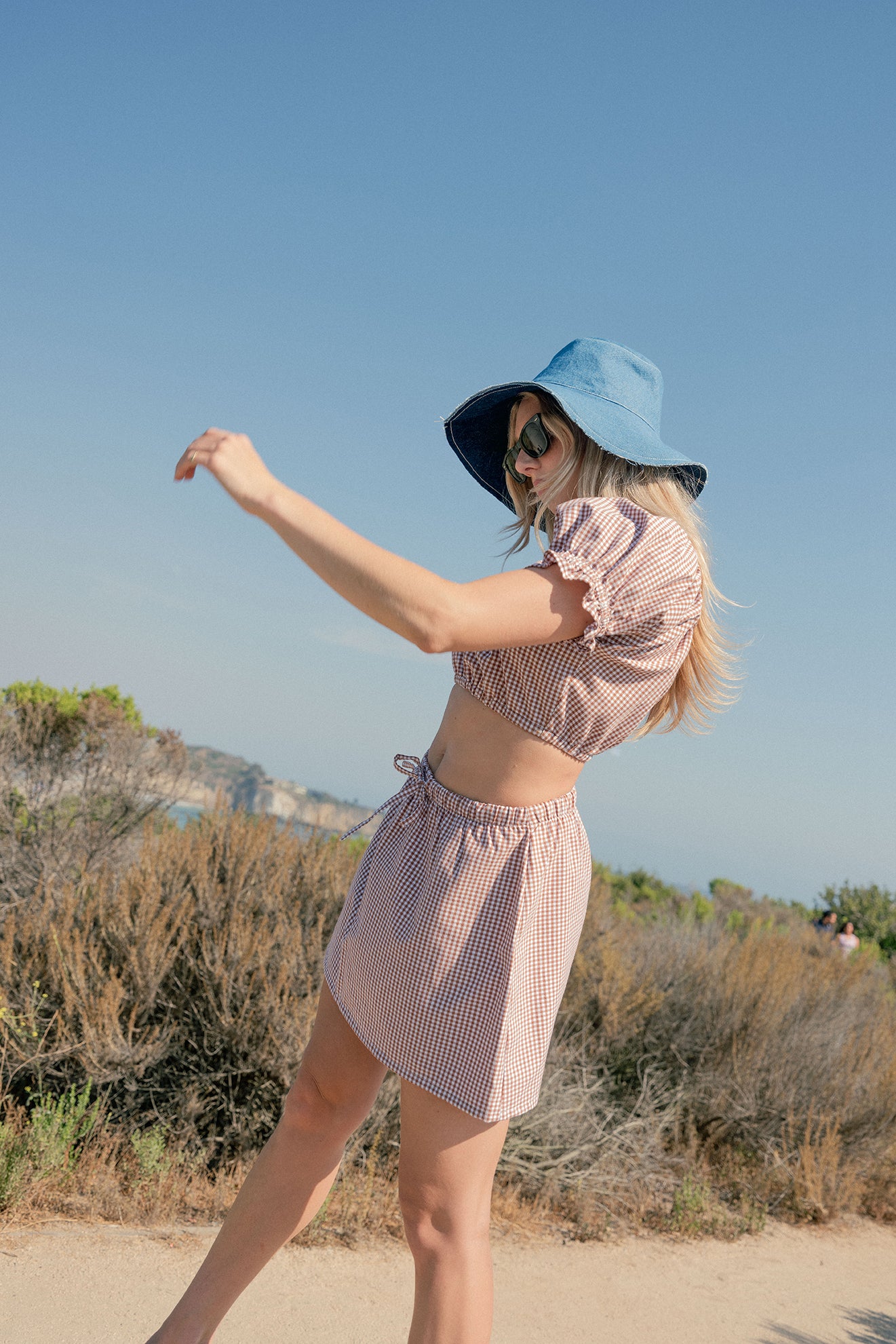 Patchwork Denim Hat – Jemma Clare Swatek
