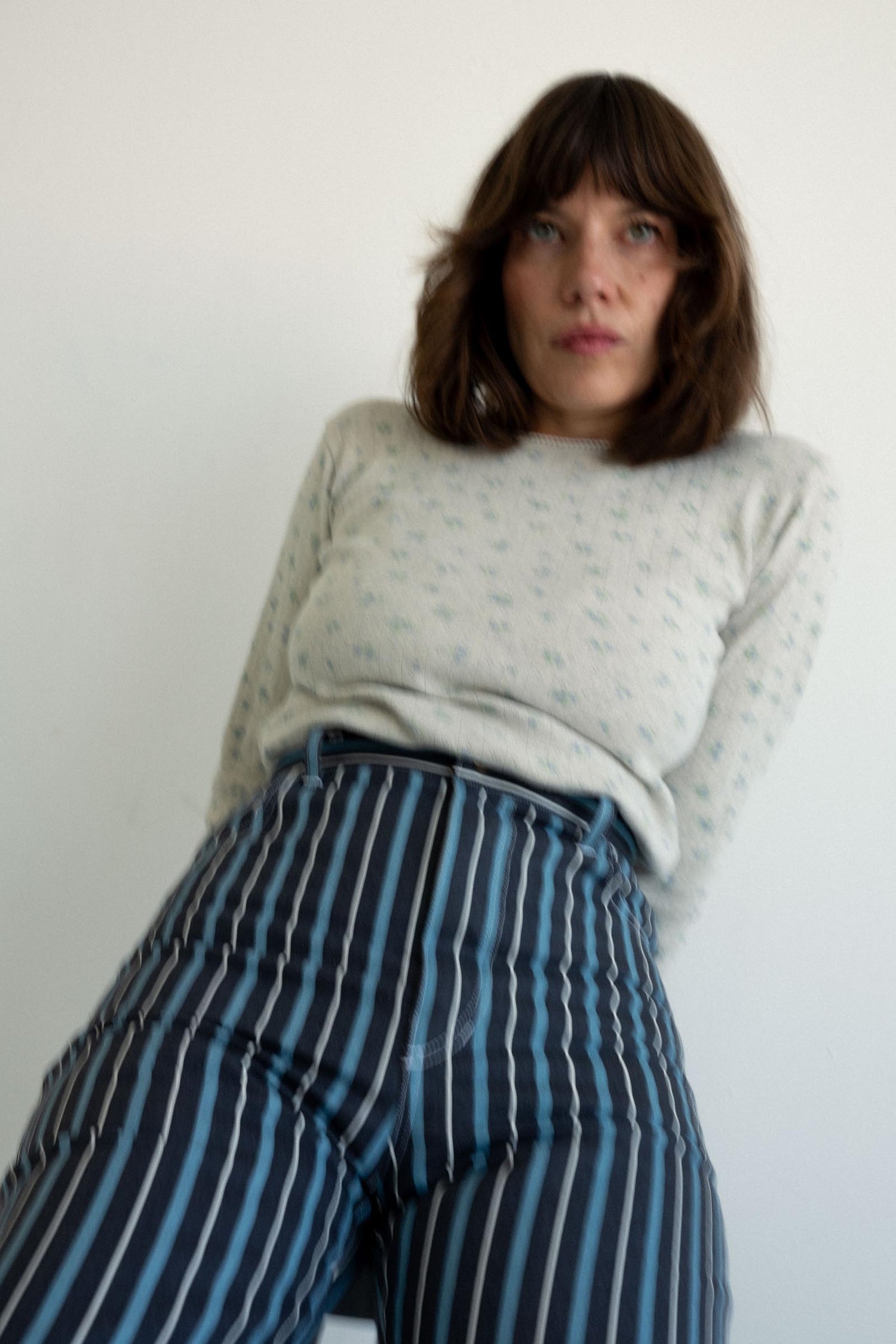 River Jean - Striped Denim