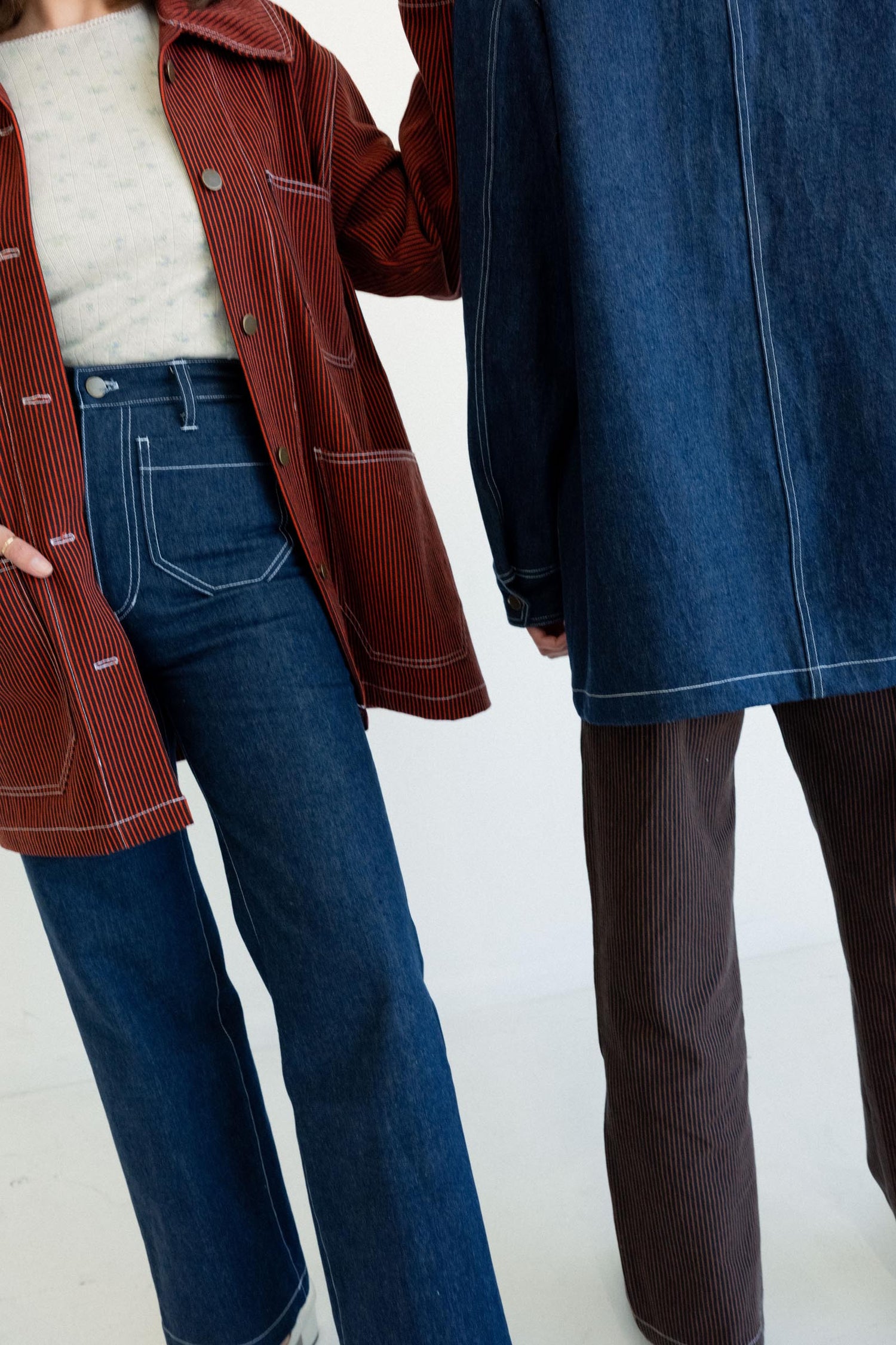 Chore Coat - Red Railroad Stripe