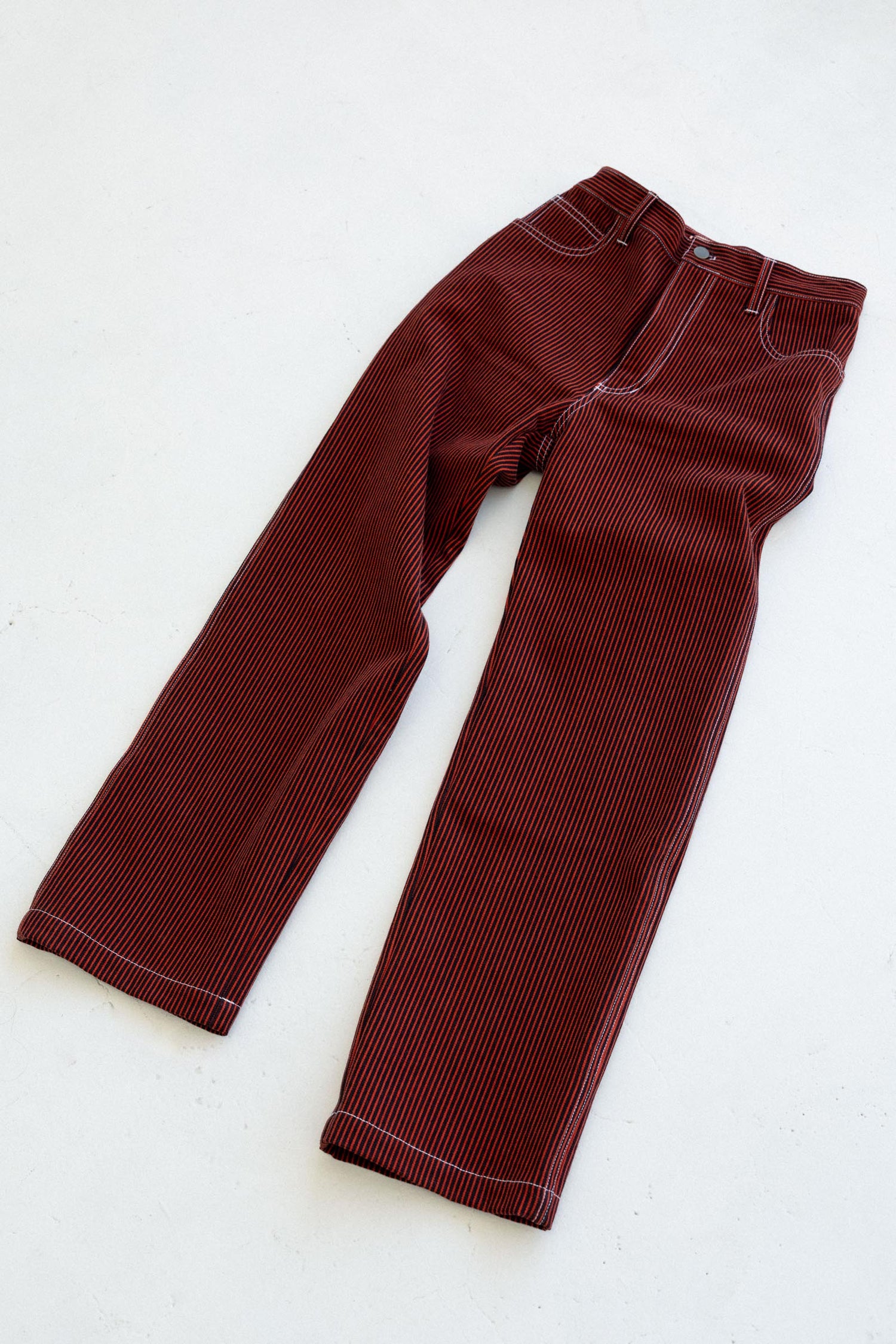 River Jean - Red Railroad Stripe