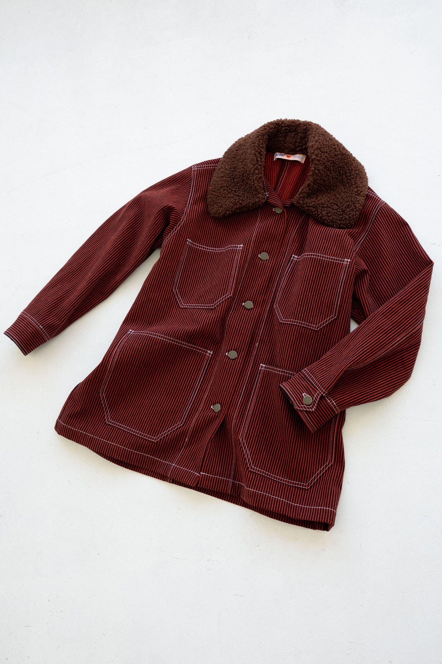 Chore Coat - Red Railroad Stripe