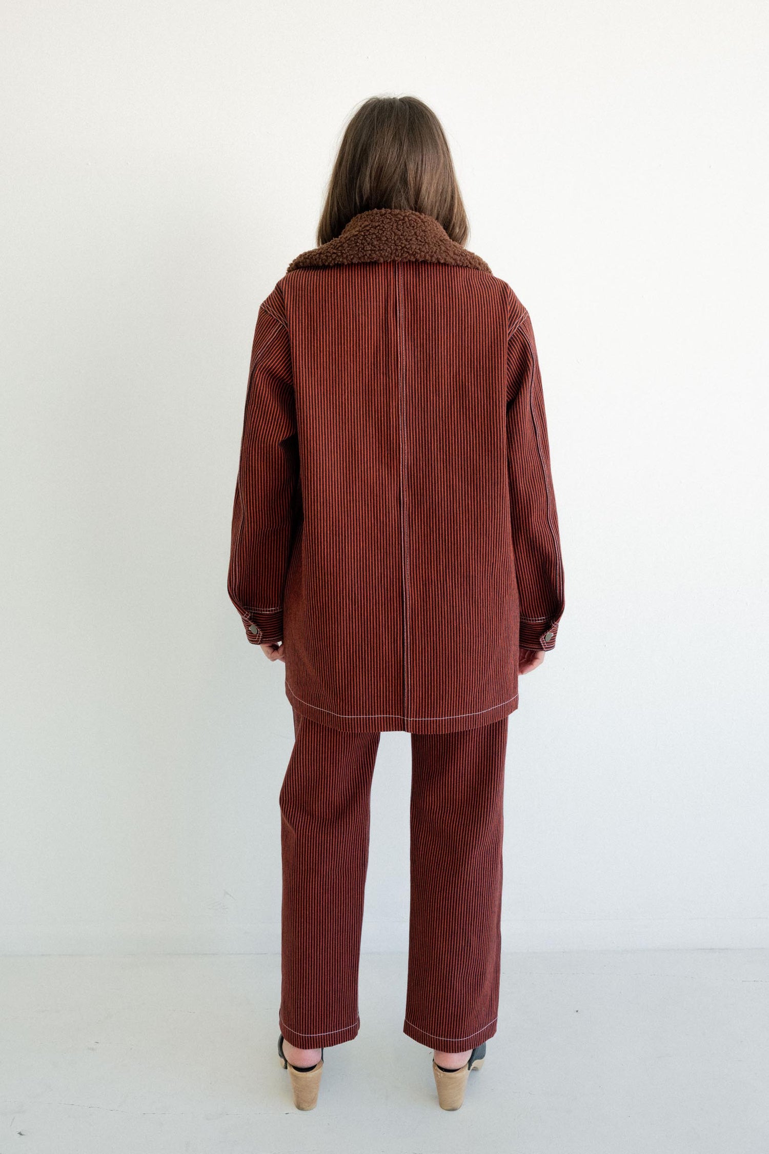 Chore Coat - Red Railroad Stripe