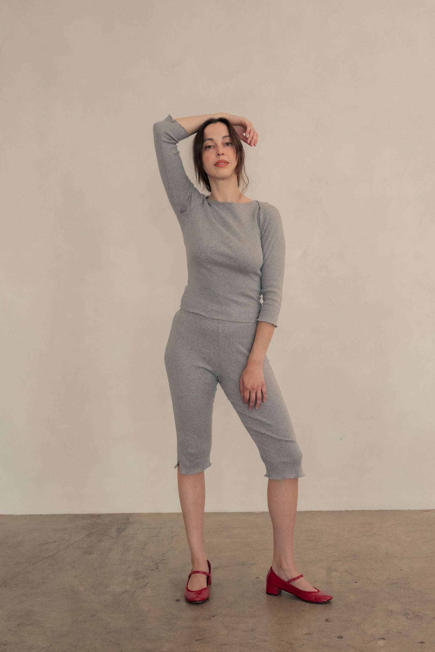 Studio Capri Pant - Pointelle
