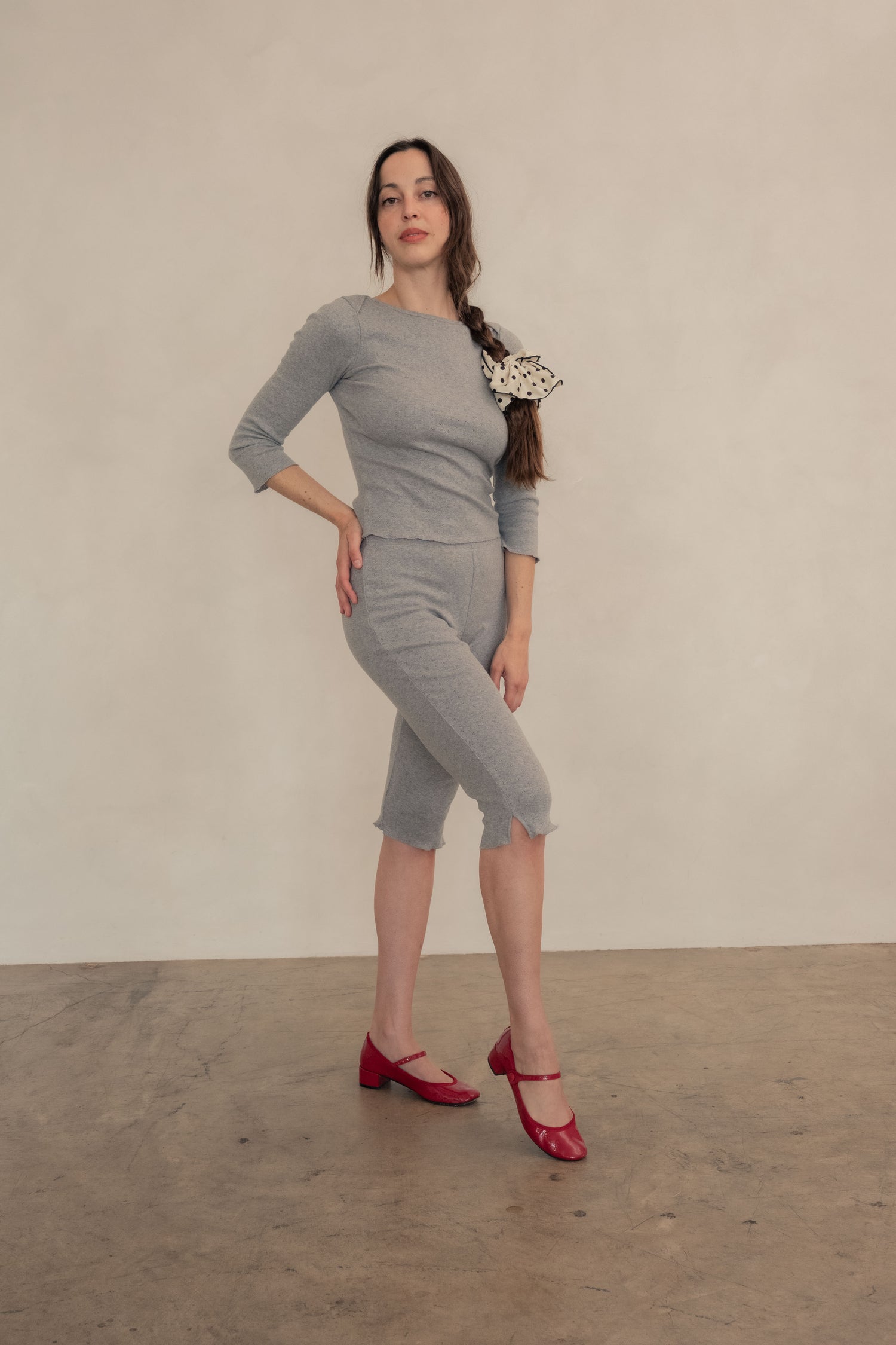 Studio Capri Pant - Pointelle