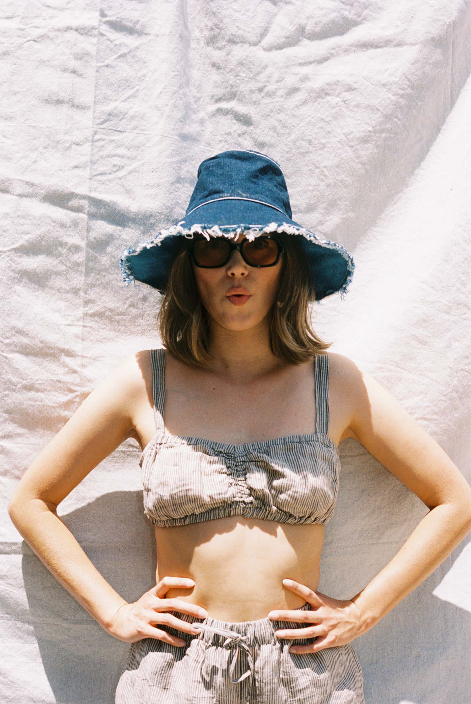 Patchwork Denim Hat – Jemma Clare Swatek