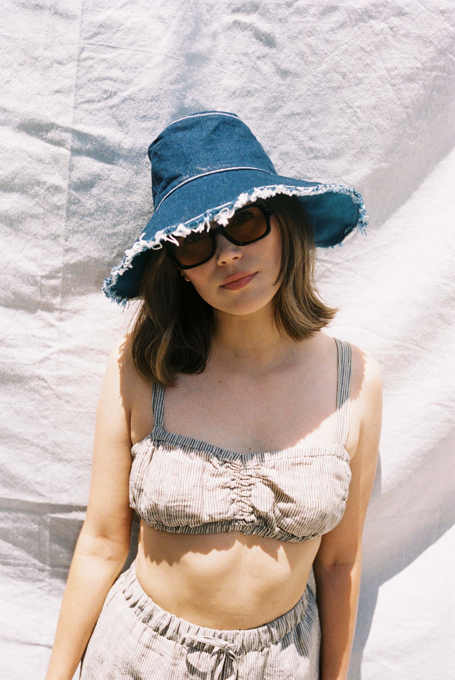 Patchwork Denim Hat – Jemma Clare Swatek