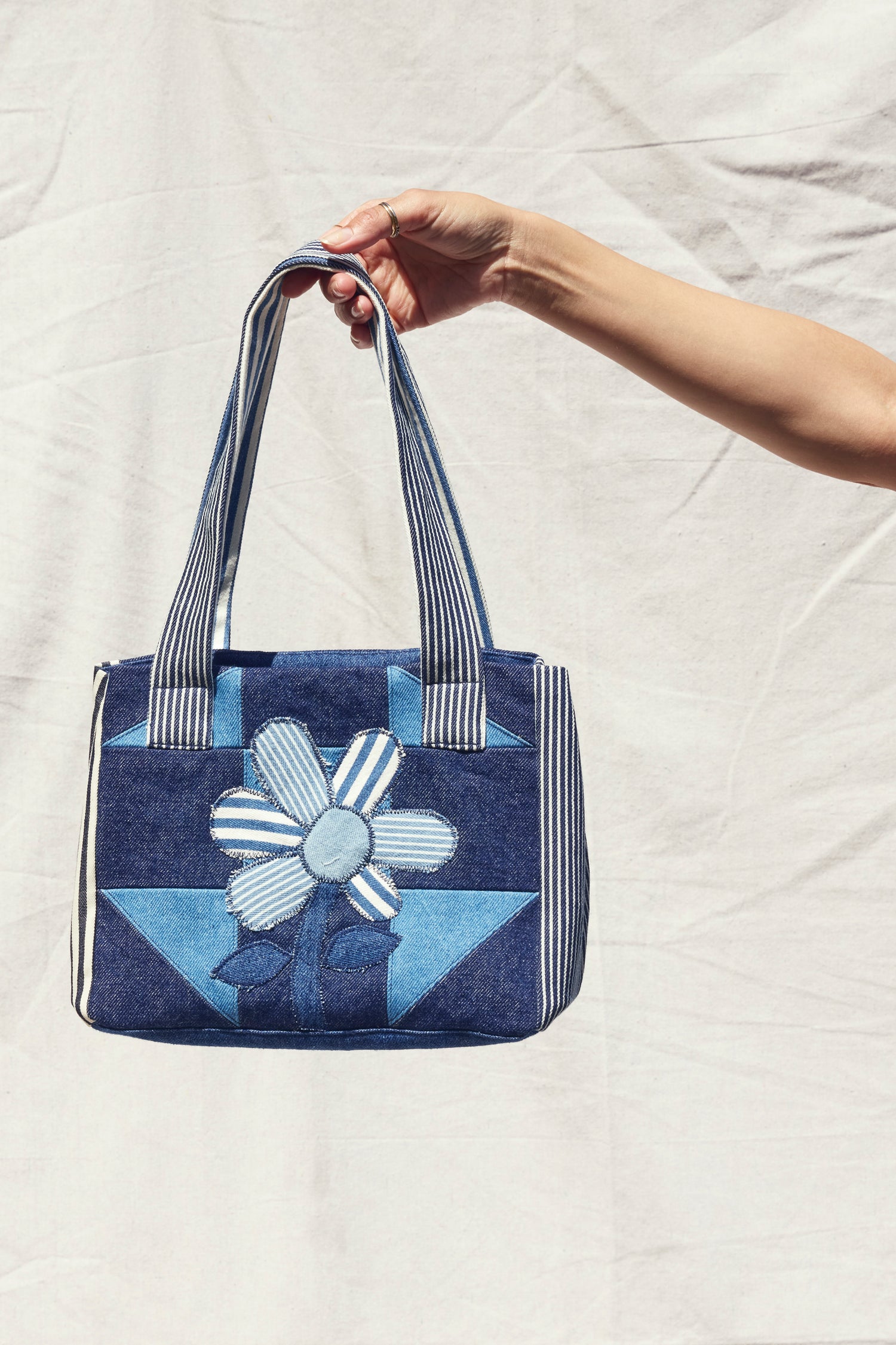 Patchwork Denim Pam Bag