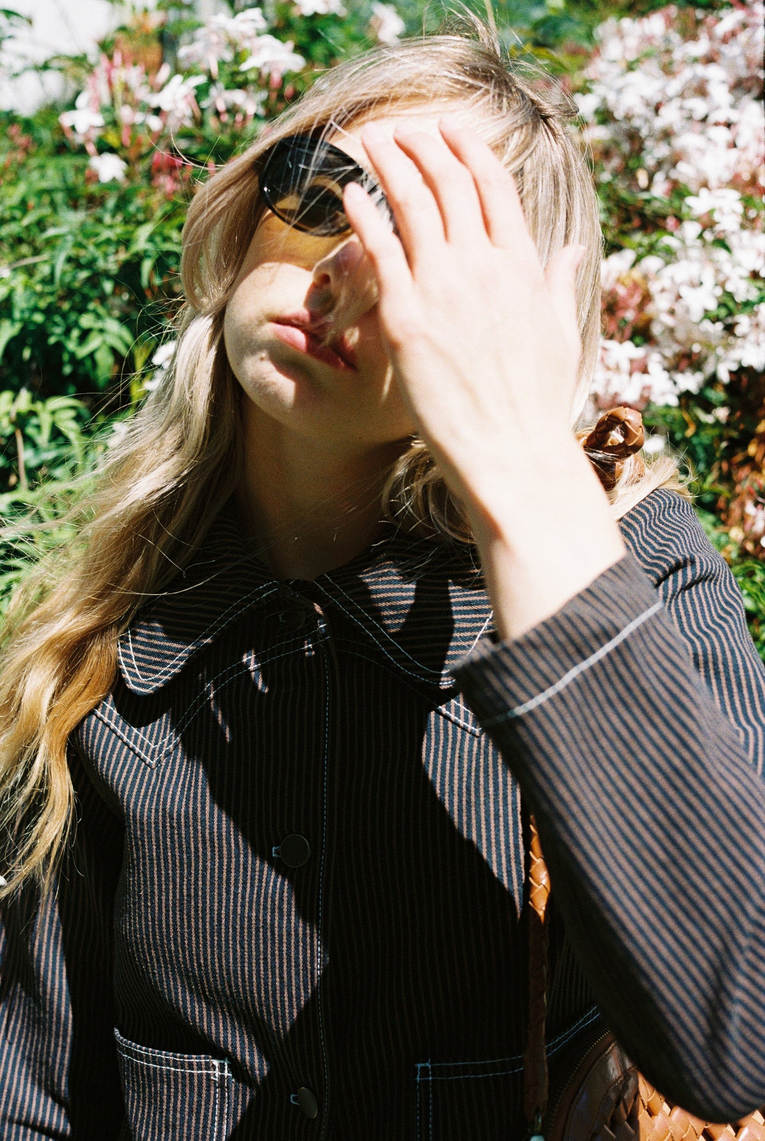 PRE-ORDER Shrunken Ranch Jacket - Brown Railroad Stripe (New removable collar)