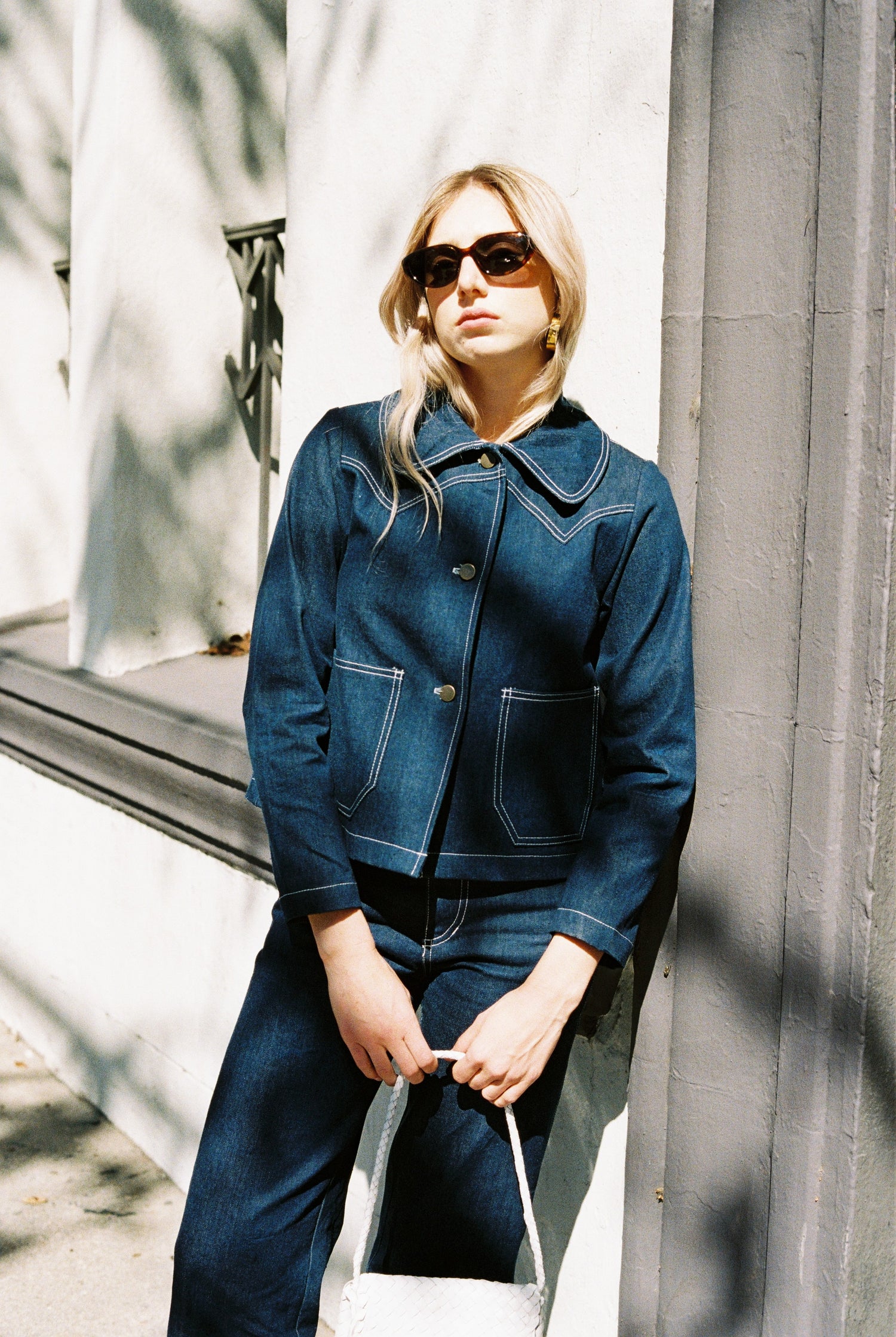 PRE-ORDER Shrunken Ranch Jacket - Dark Indigo (New removable collar)