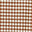 brown gingham cotton;