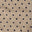 tan polka dot linen;